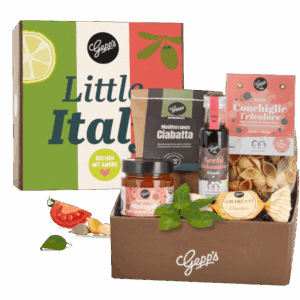 Geschenkset mit italienischen Köstlichkeiten
