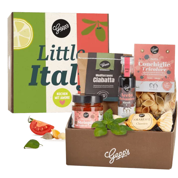 Geschenkset mit italienischen Köstlichkeiten