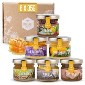 Geschenkset mit 6 Honigsorten
