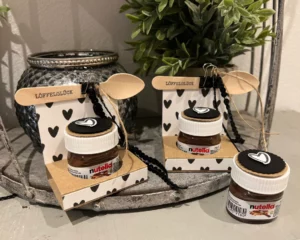 Minischokocremes als Glücksbringer