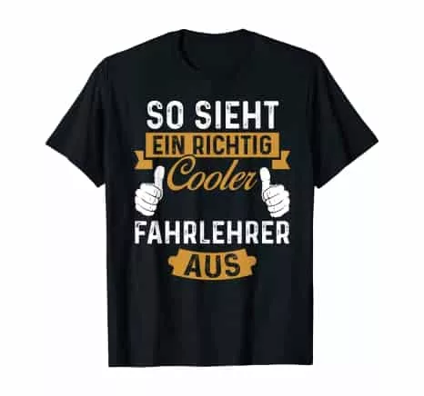 T-Shirt für Fahrlehrer
