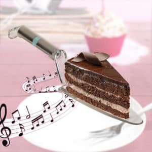 Tortenheber mit Happy Birthday Song