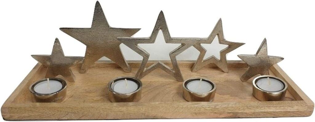 Moderner Adventskranz