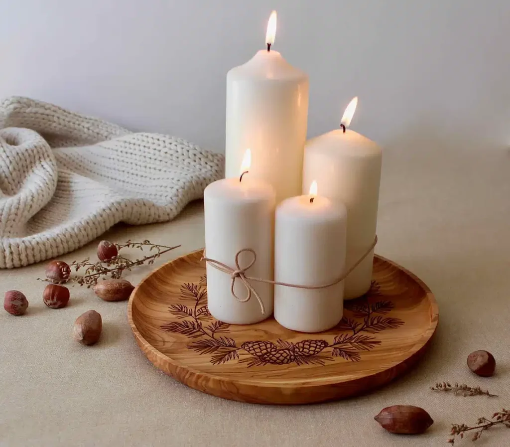Adventskranz mit Wunschbeschriftung
