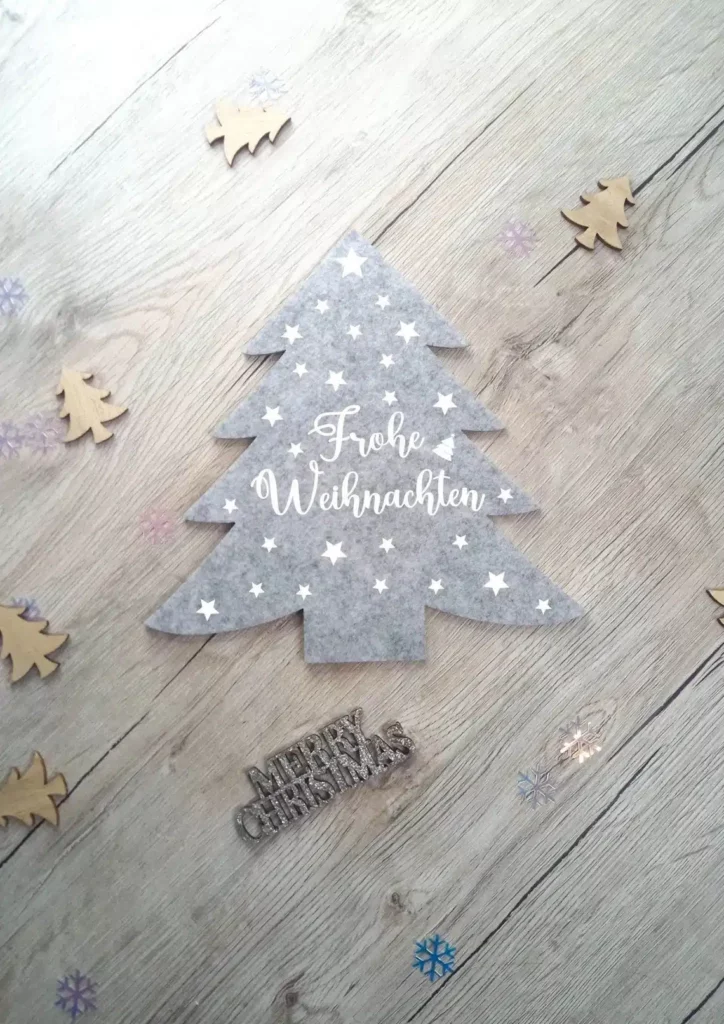 Weihnachtlicher Untersetzer