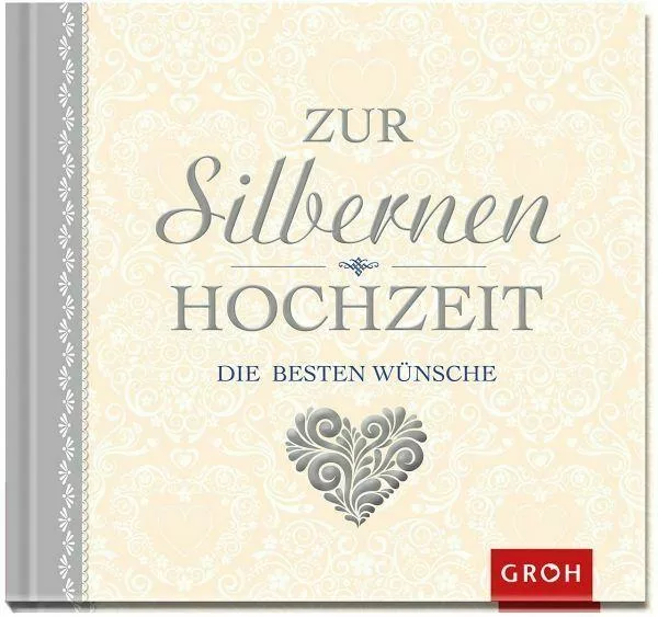 Glückwunschbuch zur silbernen Hochzeit