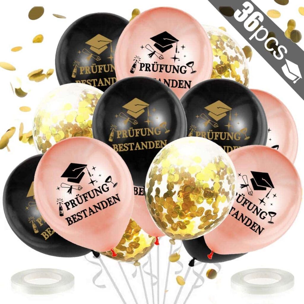 Luftballon-Set zum Examensabschluss