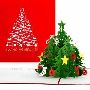 3D Tannenbaum Weihnachtskarte