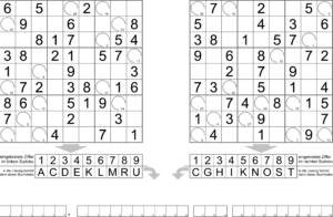 Selbstgestaltetes Sudoku