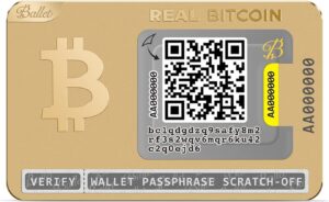 Krypto Wallet im Kartenformat