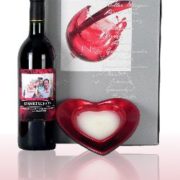 Geschenkset Wein mit Herz