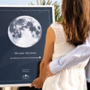 Personalisiertes Mondposter des Moments deines Lebens!