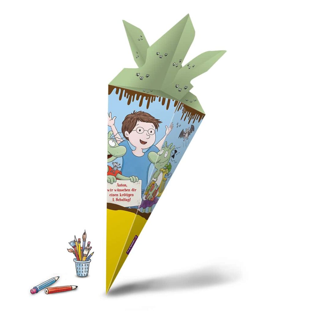 personalisierbare Mini-Schultüte