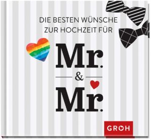 Glückwunschbuch zur Mr & Mr Hochzeit