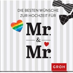 Glückwunschbuch zur Mr & Mr Hochzeit