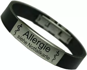 Notfallarmband für Allergiker