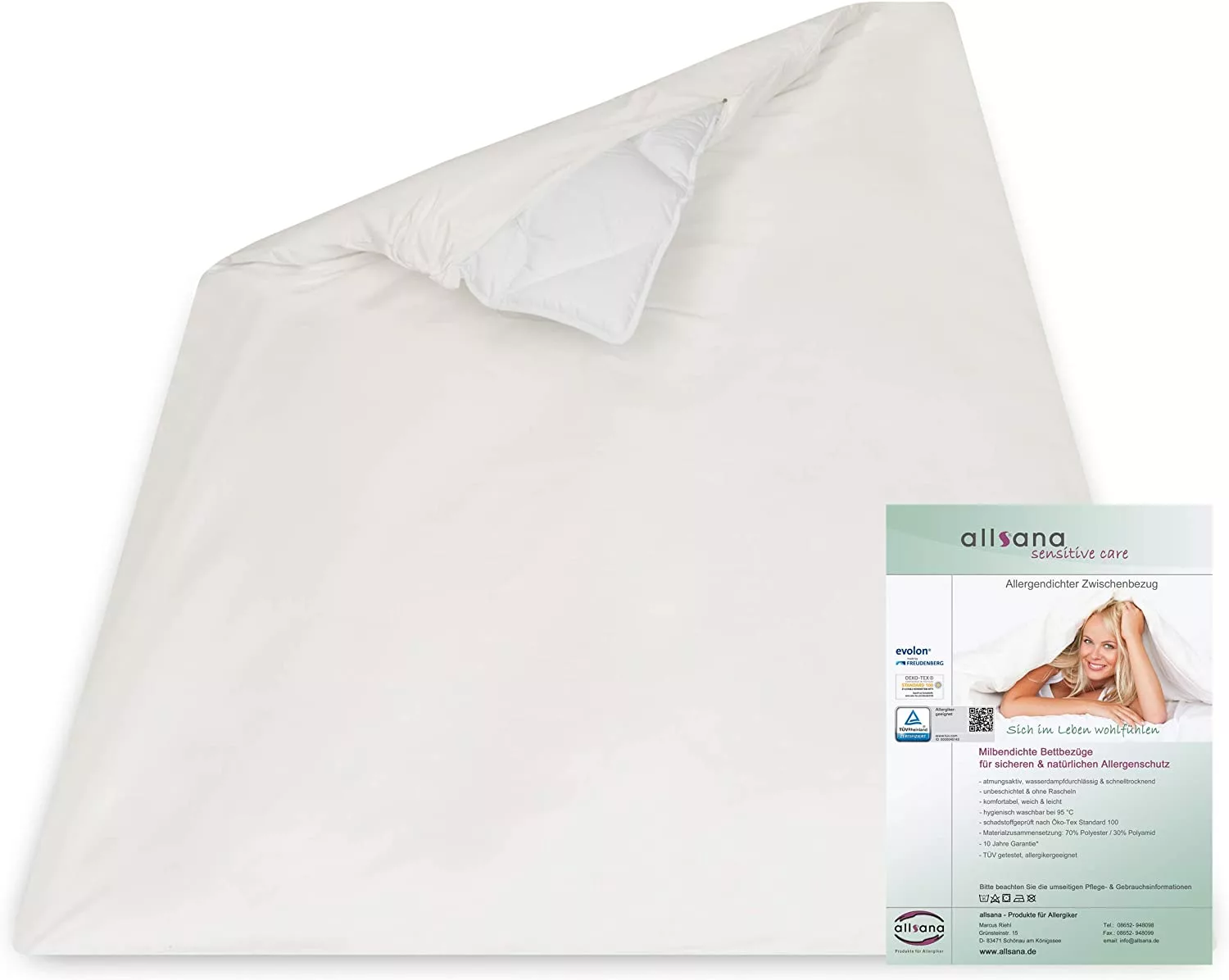 Deckenbezug für Allergiker