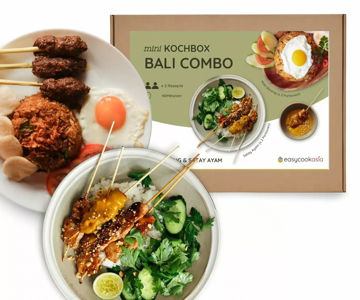 Bali Combo Kochbox - asiatisch für 2 Personen