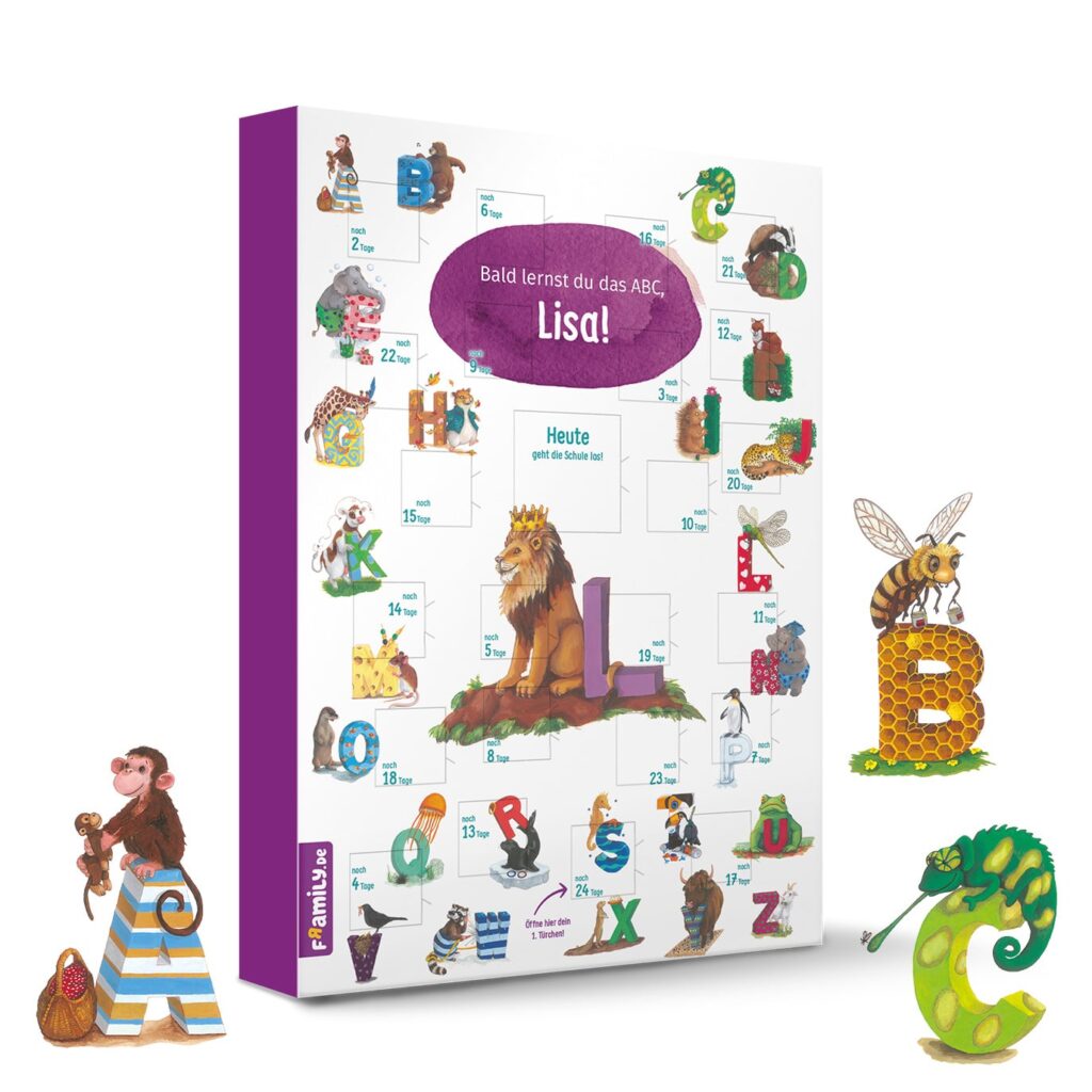 Countdown Kalender zum Schulstart