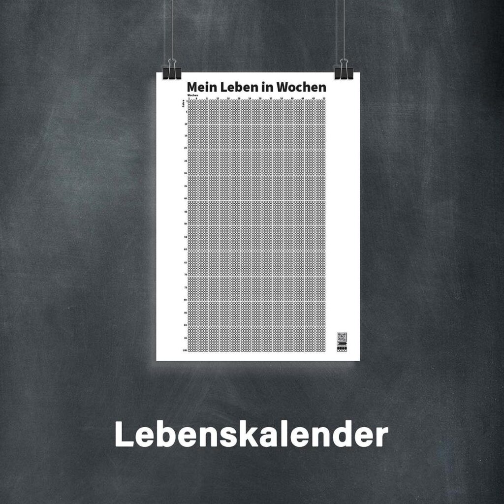 Fokus auf ein bewusstes Leben - Motivationsposter
