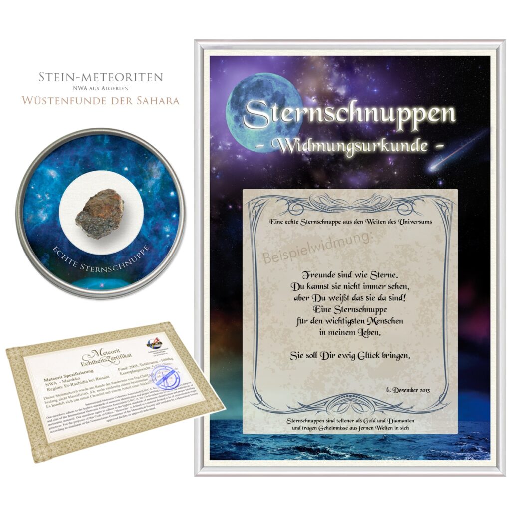 Sternschnuppe verschenken