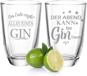 Gin Spruch-Gläser