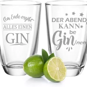 Gin Spruch-Gläser