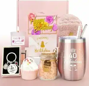 Geschenkbox für Frauen zum 40. Geburtstag
