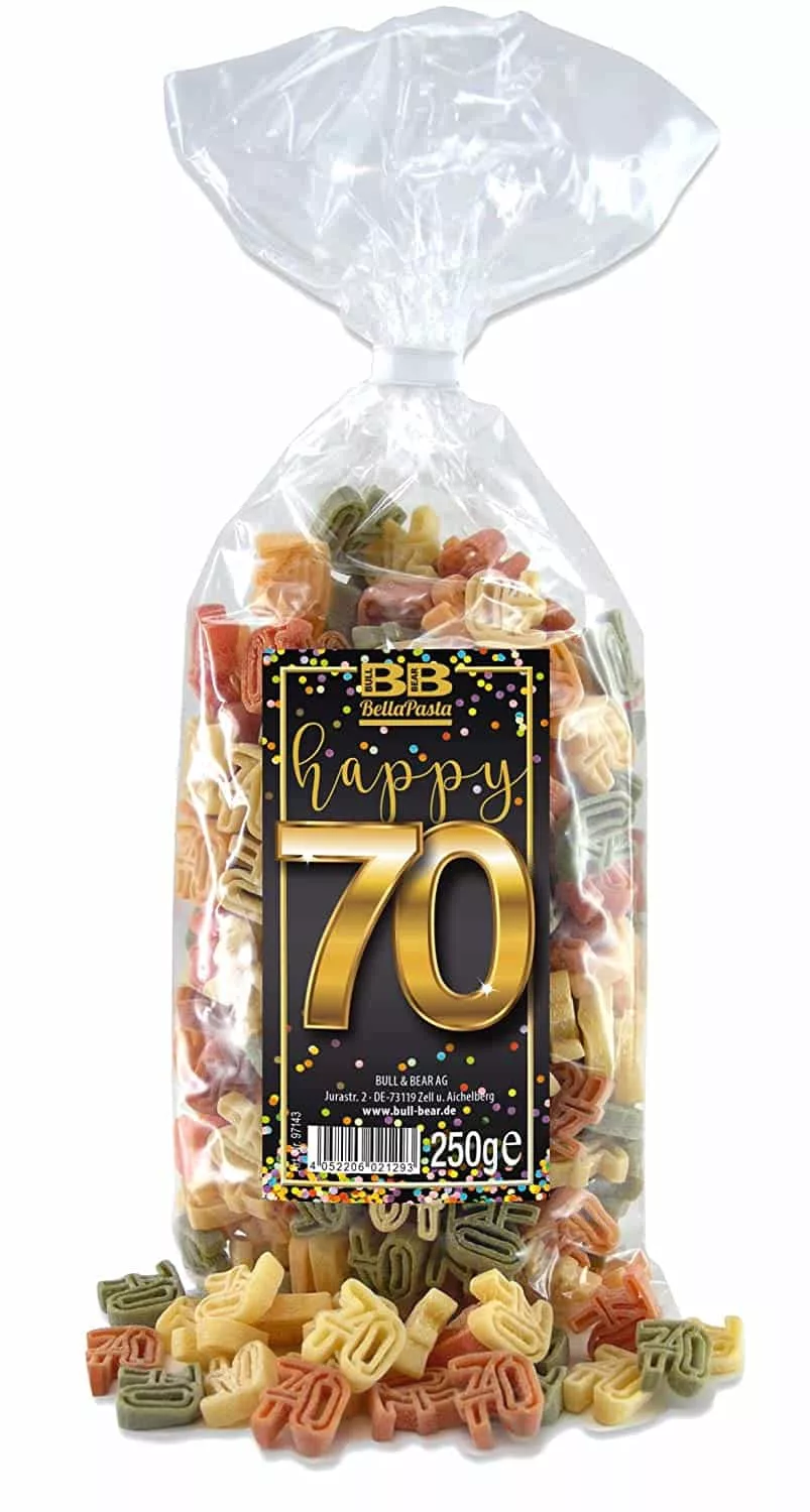 Geburtstagspasta zum 70.