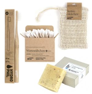 plastikfreies Geschenkset fürs Bad