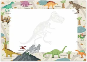 Dinosaurier Schreibtischunterlage