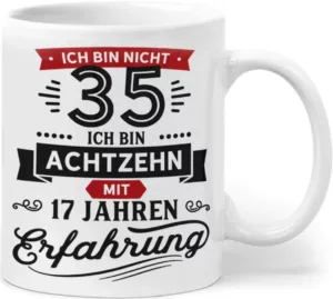 Tasse zum 35. Geburtstag