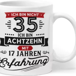 Tasse zum 35. Geburtstag