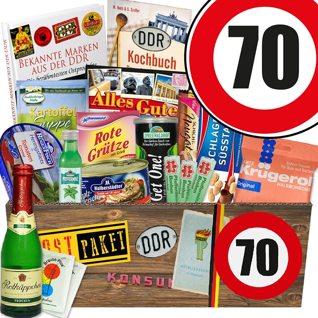 DDR-Produkte Geschenkbox zum 70er