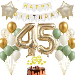Dekoset zum 45. Geburtstag