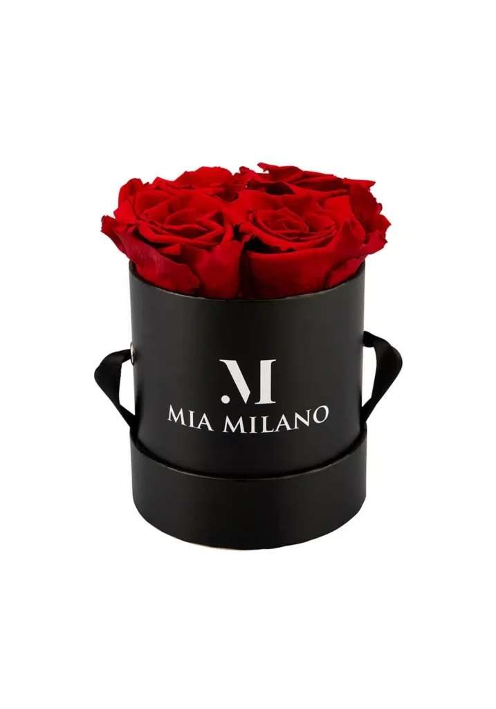 romantische Rosenbox