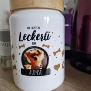 personalisierbare Leckerli Dose