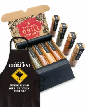 Premium Geschenkset mit Grillgewürzen