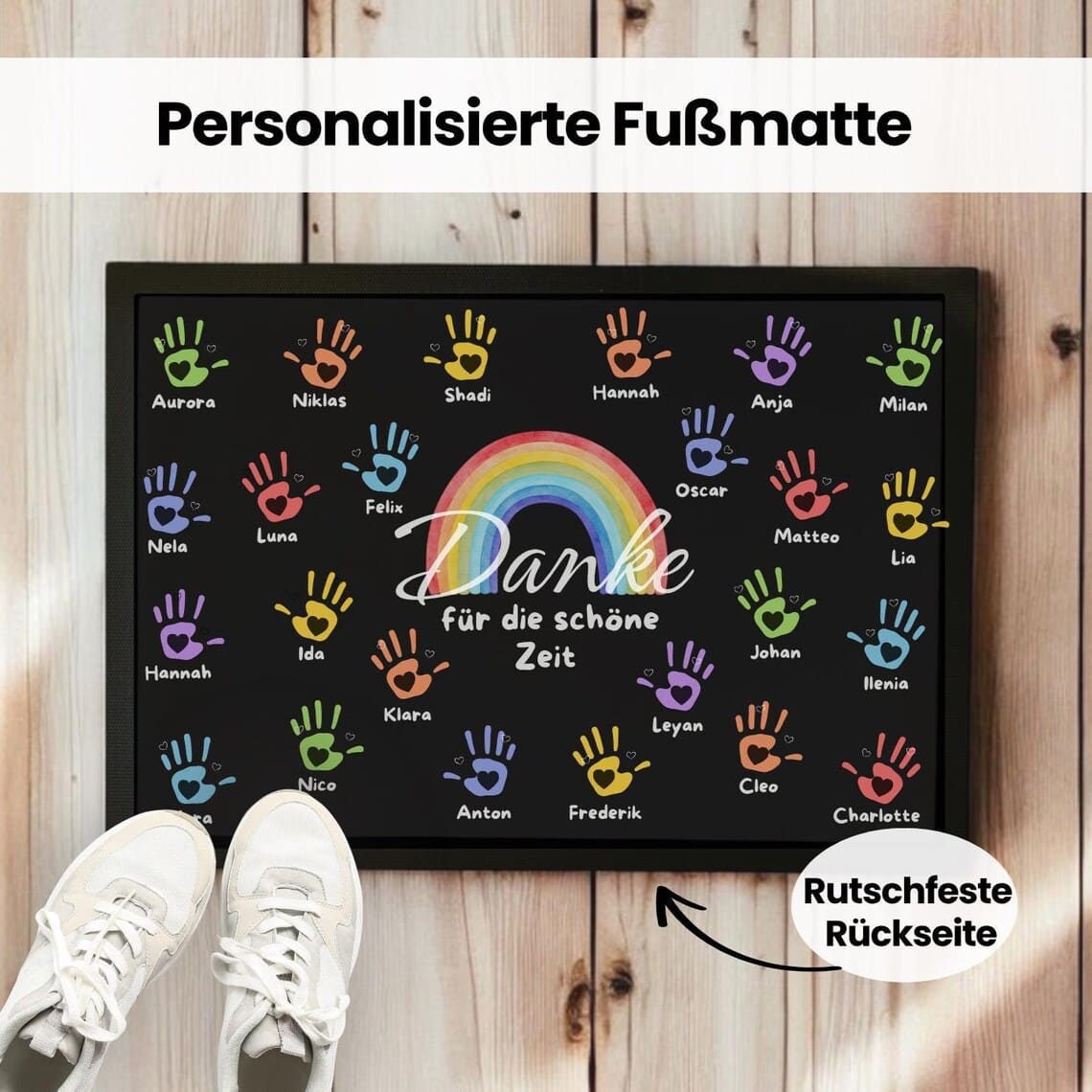 Fußmatte zum Kita Abschied