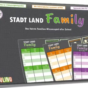 Gesellschaftsspiel Stadt, Land, Family