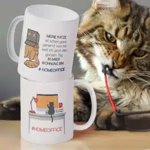 Homeoffice-Tasse für Katzenliebhaber