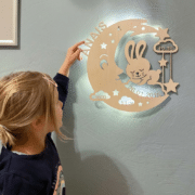 Personalisiertes Nachtlicht fürs Kinderzimmer