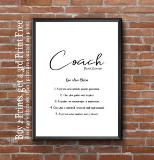 Wanddruck für Trainer und Coachs