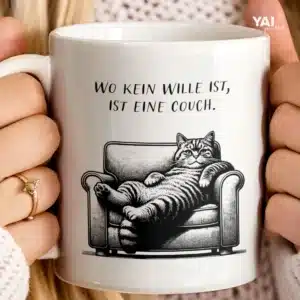 Homeoffice-Tasse für Katzenliebhaber