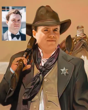 Sheriff mit deinem Foto erstellt