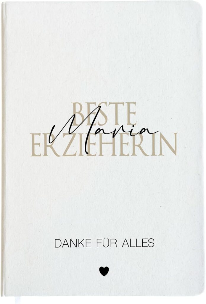 Geschenk für Erzieherin: Notizbuch