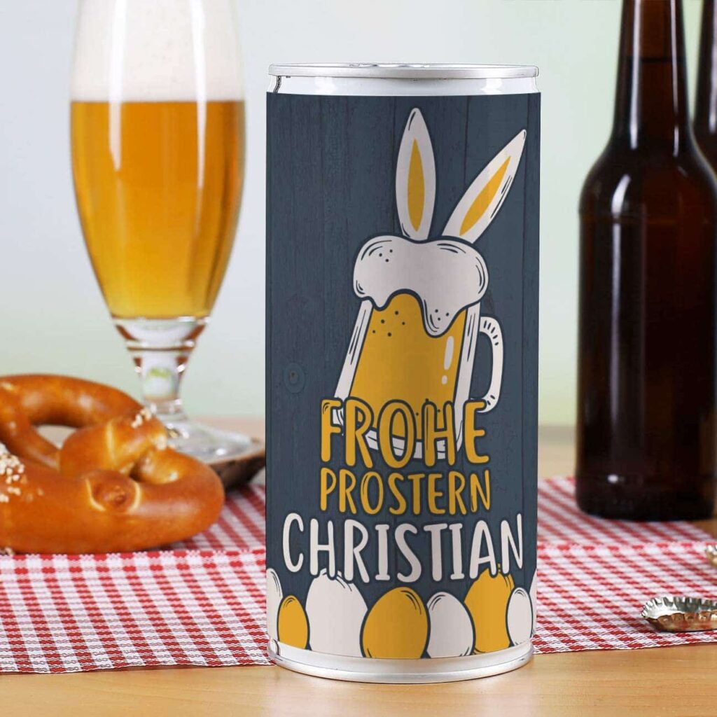 Lustige Osterbierdose