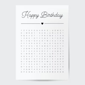 Geschenkrätsel zum 18. Geburtstag