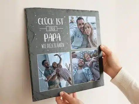 Schiefertafel Bester Papa