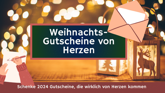 Weihnachtsgutscheine von Herzen